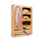 6-in-1 Foil and Plastic Wrap Dispenser Bag Food Baggie Organizer with Cutter