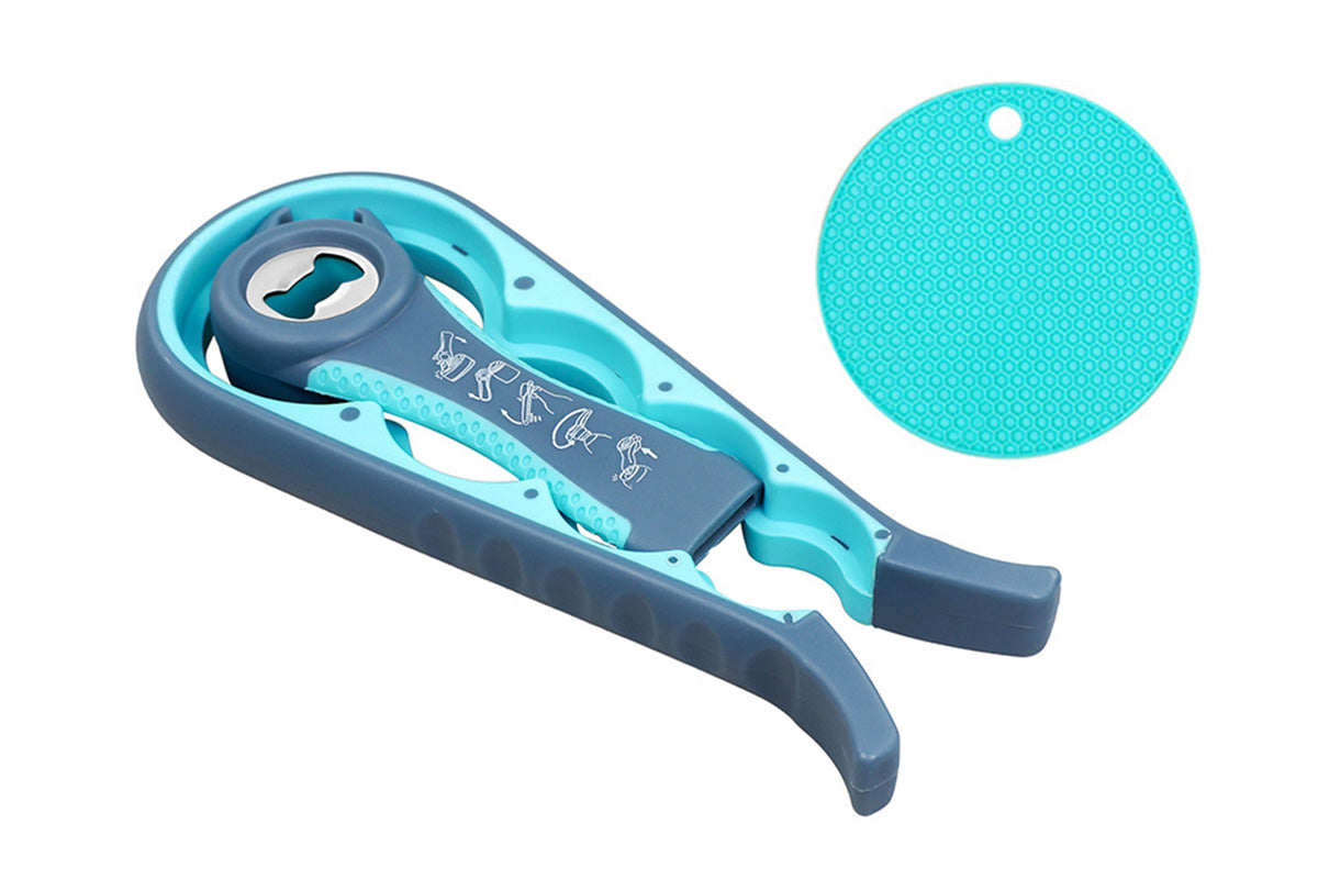 3PCS Jar Opener Bottle Opener With Non-Slip Pad For Weak Hands