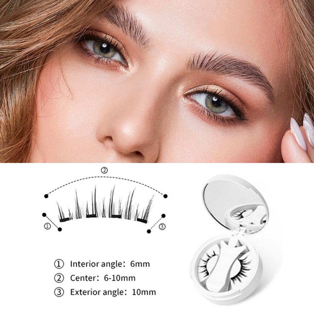 Eyelashes Kit With Clip Reusable Lashes Glue-Free False Lashes