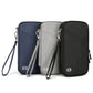 Passport Holder Family RFID Travel Document Organizer With Zipper-Black