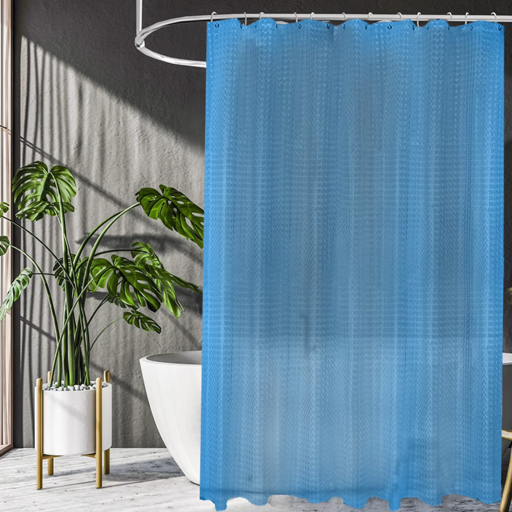 Shower Curtain PEVA Thickened Curtain Liner 180x180cm with Rustproof Grommets and Hooks