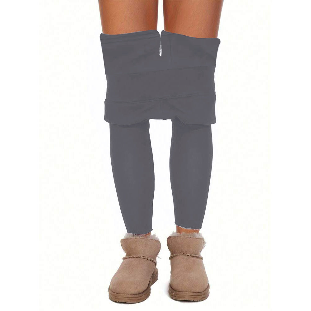 Fleece Lined Women High Waisted Winter Yoga Leggings Pants