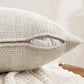 2 Pack Chenille Knit Throw Pillow Covers for Couch Bed