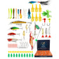 2025 Advent Calendar Fishing Christmas Countdown 24 Days Fishing Lures for Fishing