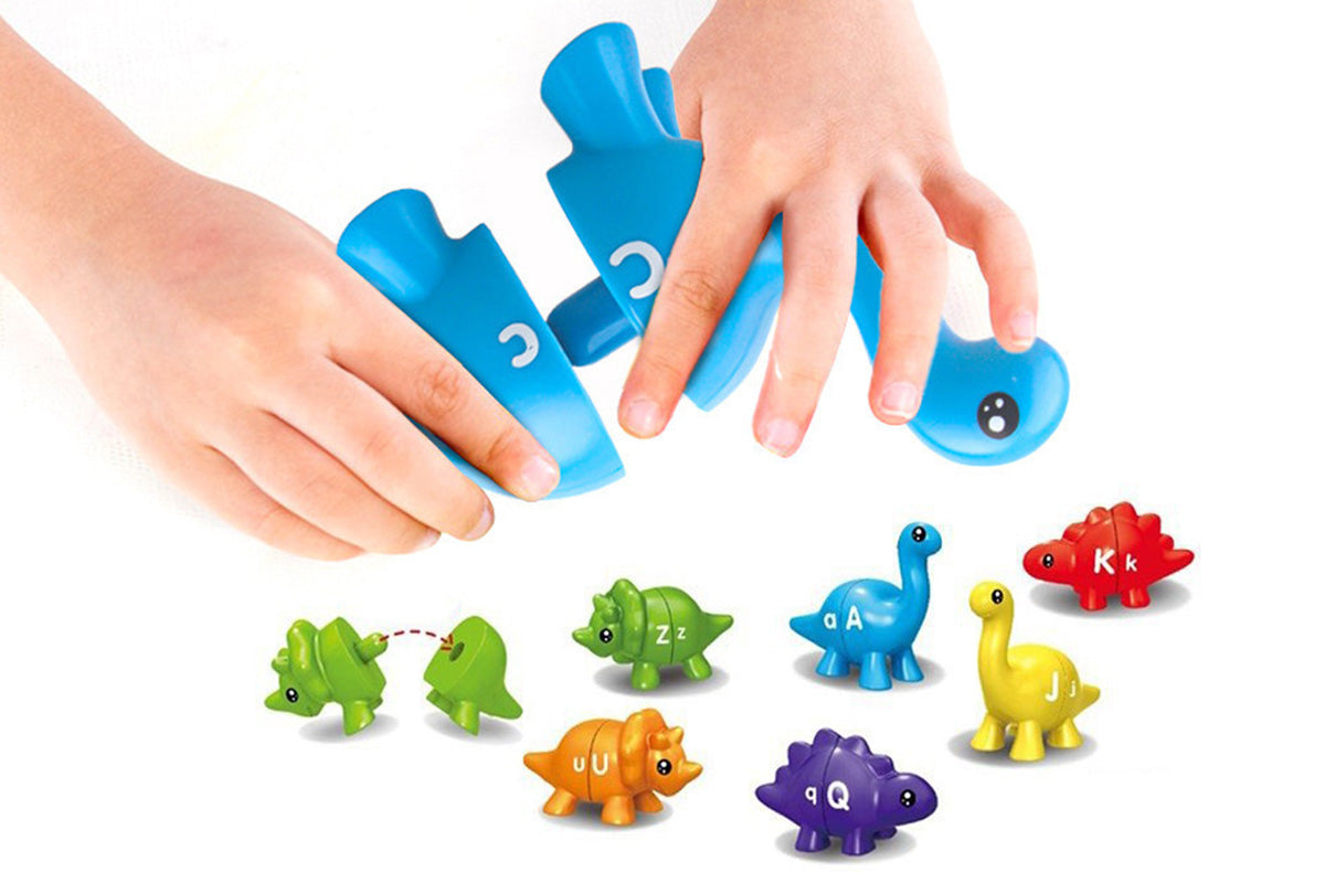Dinosaur Alphabet Matching Toys Educational Learning Game