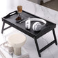 Mini Folding Bamboo Table Laptop Desk Multipurpose Side Tea Tray