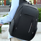 Reflective Laptop Backpack with USB Charging Port Anti-thief Travel Business Backpack