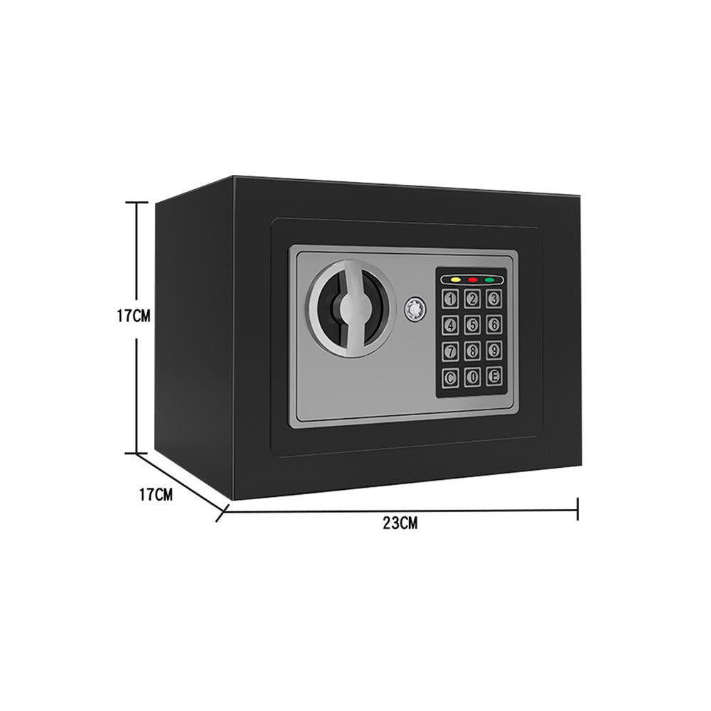 Small Security Box Electronic Digital Lock Box for Cash Deposit-With deposit slot