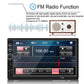 7-inch Touch Screen Bluetooth Double din Car Stereo Radio Compatible with Carplay/Android with Rear View Camera Remote