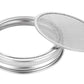Stainless Steel Sprouting Lid with Mesh Filter for 32 oz Wide Mouth Mason Jars