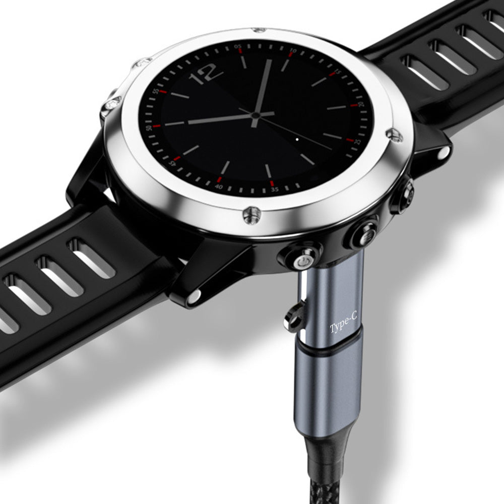 4 Pack USB-C Charging Adapters Compatible with Garmin Fenix 7 6 5 Watches