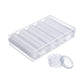 200Pcs Plastic Coin Capsules with Storage Box and Foam Gasket