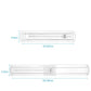 8Pcs Expandable Plastic Drawer Dividers Clear Organiser Set