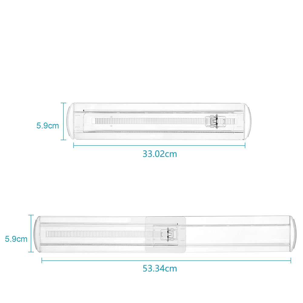 8Pcs Expandable Plastic Drawer Dividers Clear Organiser Set