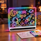 Rechargeable LED Drawing Board with 8 Colors 10 Modes for Boys Girls