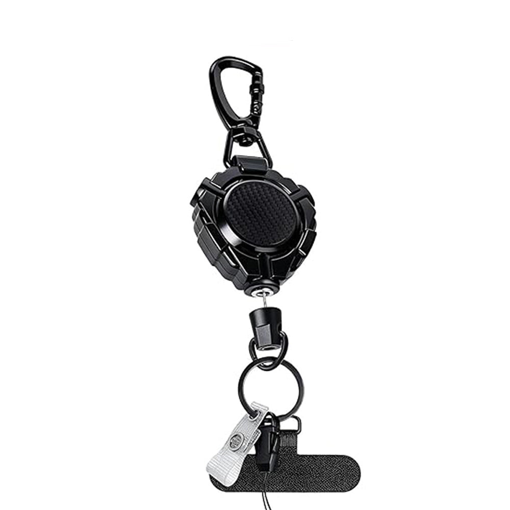 Anti Theft Phone Strap with Phone Tether Carabiner Retractable Phone Lanyard for Outdoor