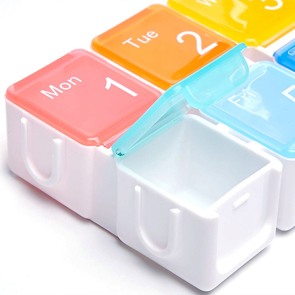 Eight Grid Pill Box