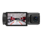 3 Channel Dash Cam Front and Rear Car Dash Camera With Motion Detection