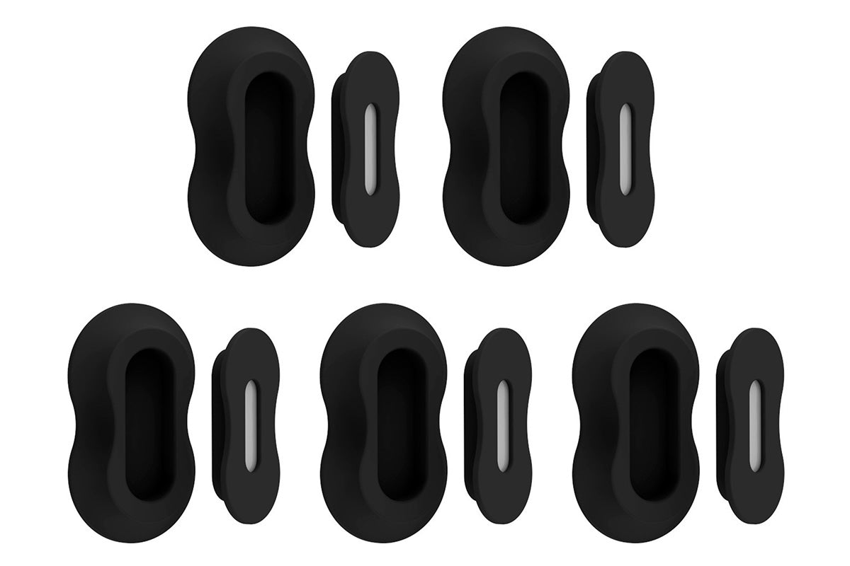5Pcs Magnetic Remote Control Holder Wall Mount TV Remote Charger Holder