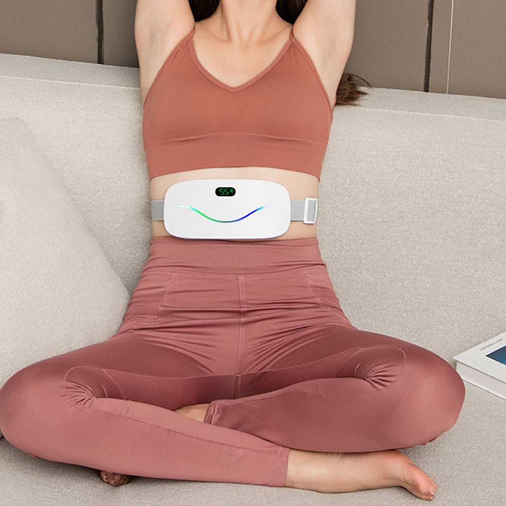 Electric Portable Massage Heating Waist Belt for Cramps Menstrual Period