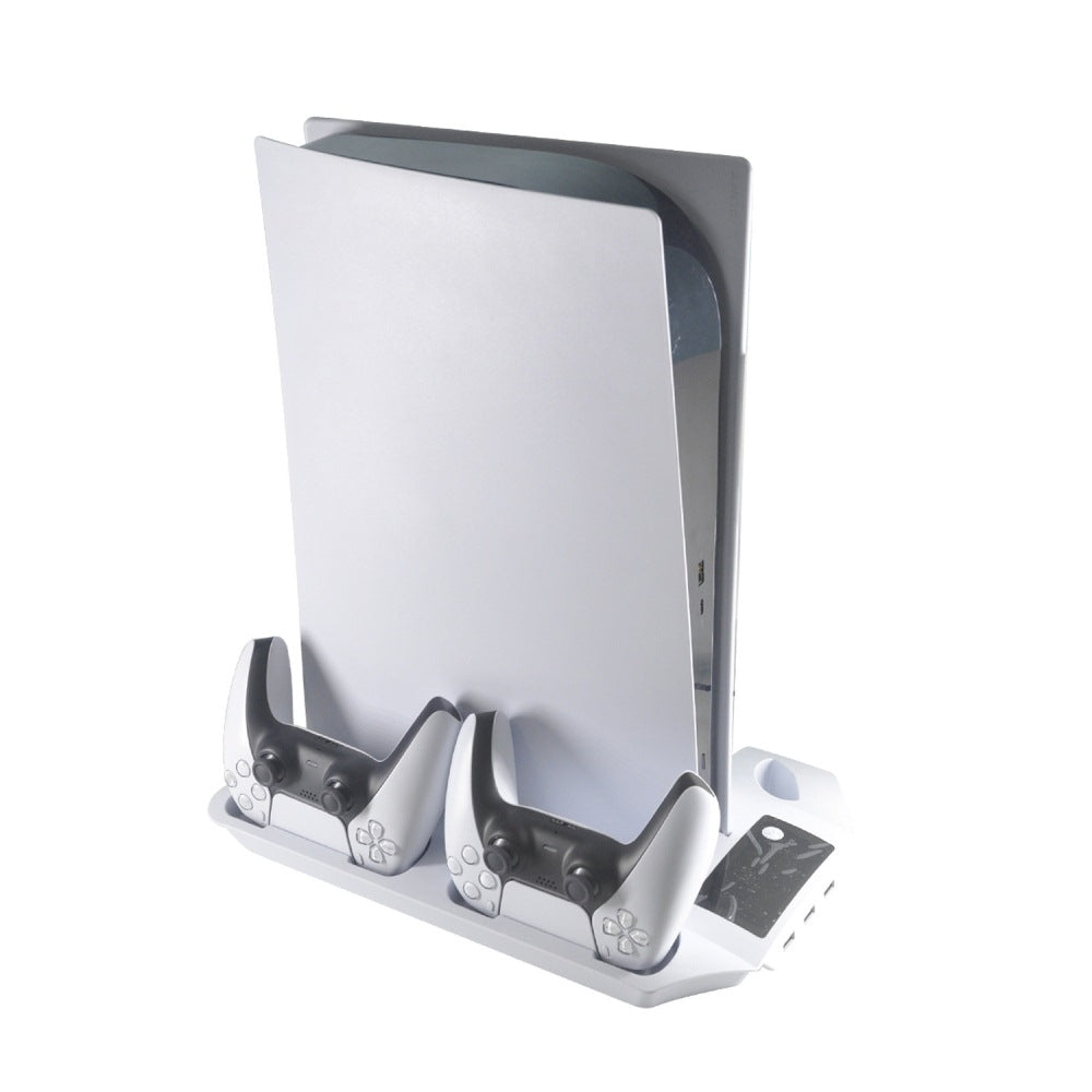 Multi-Function Cooling Stand Dock with Dual Charger for PS5 Console