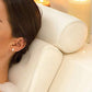 3D Mesh Bath Pillow with Suction Cups Back Neck Support for Bathtub Spa
