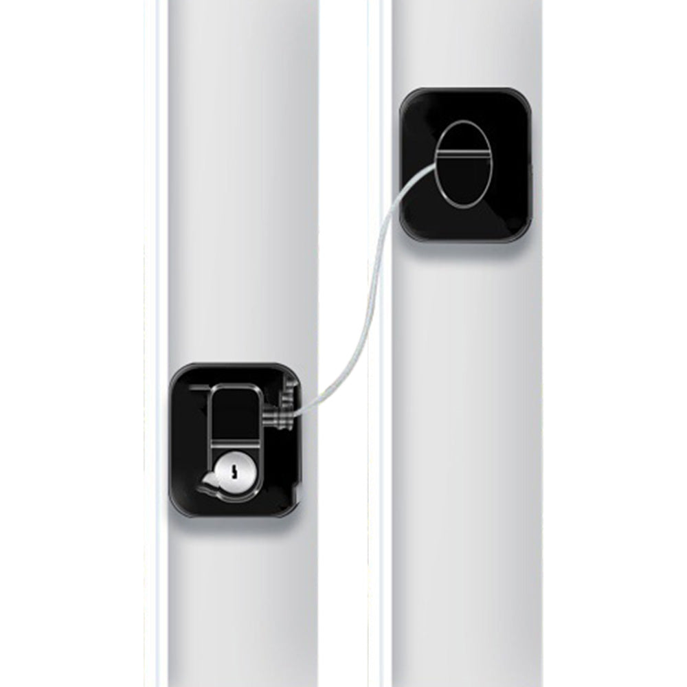 2 Pack Mini Little Ones Security Fridge Lock with Keys No-Drill for Drawer Window