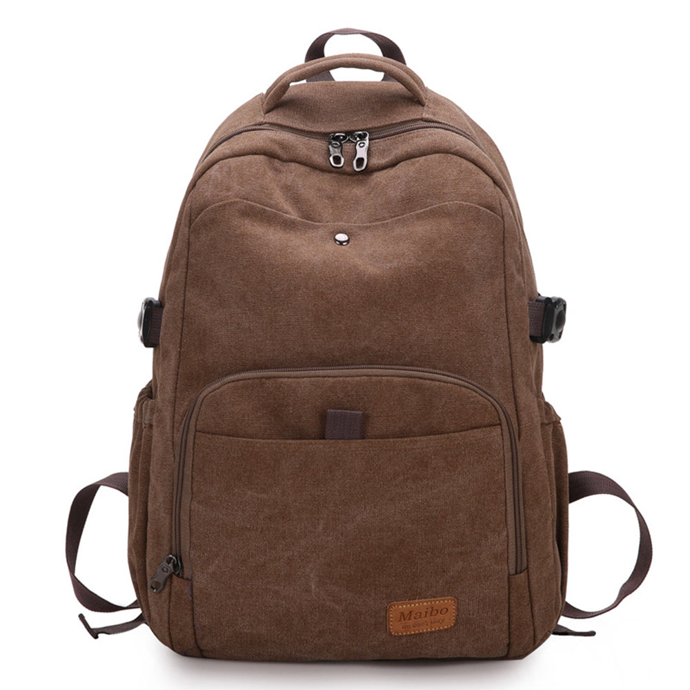 Large Capacity Canvas Backpack Laptop Notebook School Travel Backpack