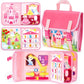 Montessori Busy Board Backpack Sensory Learning Portable Educational Activity Toy for Kids