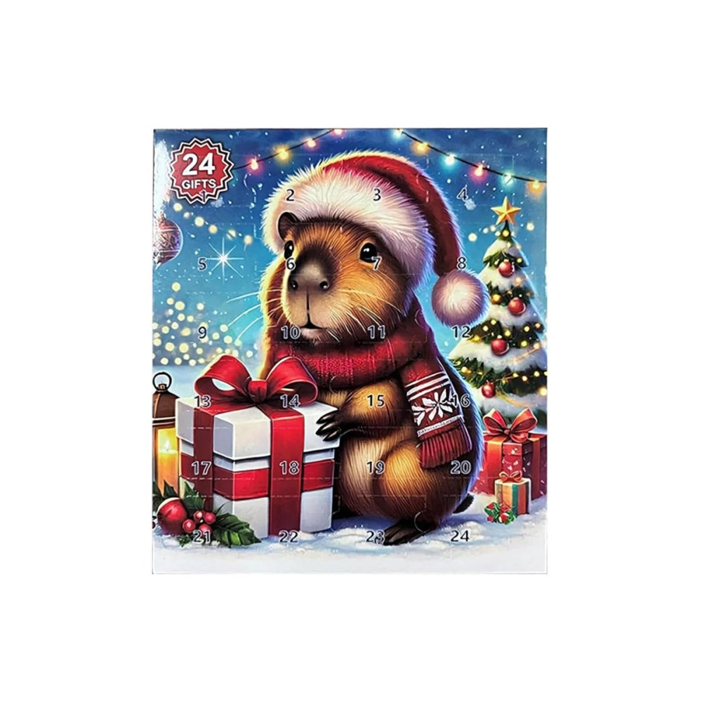 24 Days Capybara Christmas Advent Calendar