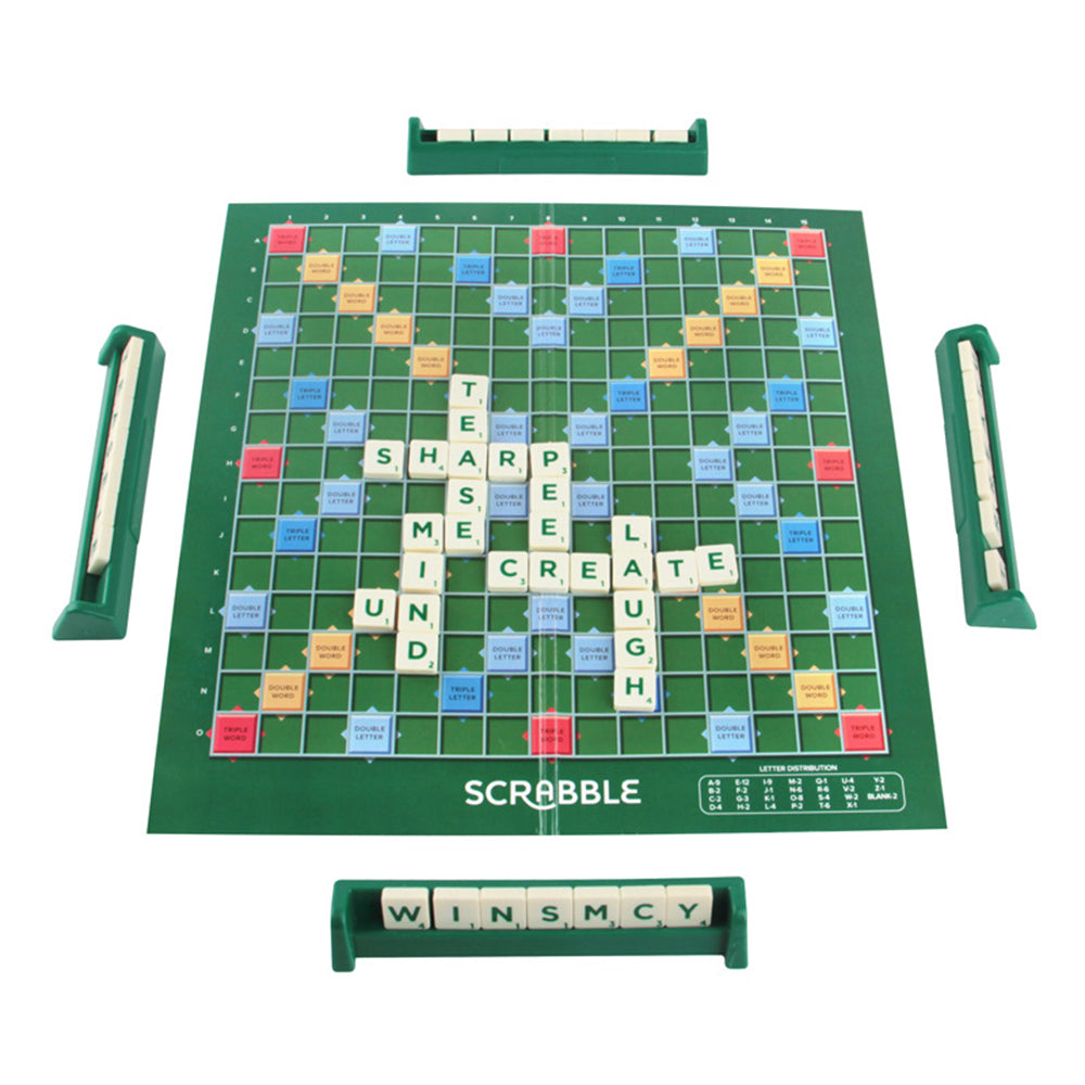 Scrabble Board Family Indoor Game Educational Party Fun Words Toy