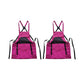 2Pcs Gardening Tool Adjustable Strap Canvas Apron with Harvest Storage Pockets