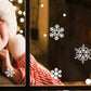 186pcs Reusable Christmas Window Snowflake Stickers Clings Decal Decorations