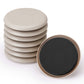 8 Piece Furniture Sliders Reusable Pads for Hardwood Floors and Carpet