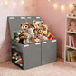 Foldable Toy Storage Organizer Box with Lid and Dividers