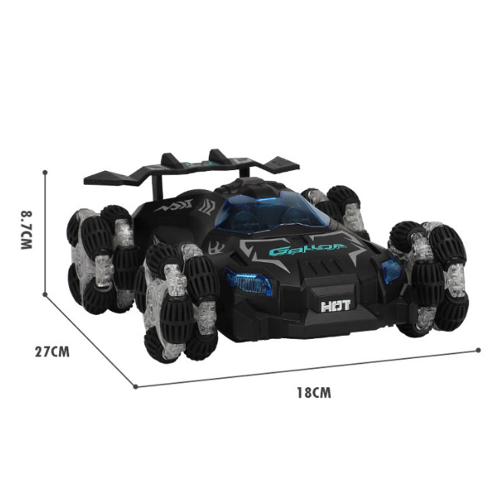 LED RC Car with Spray Off Road Drift Toy Remote Control Hand Gesture Sensing Stunt Buggy