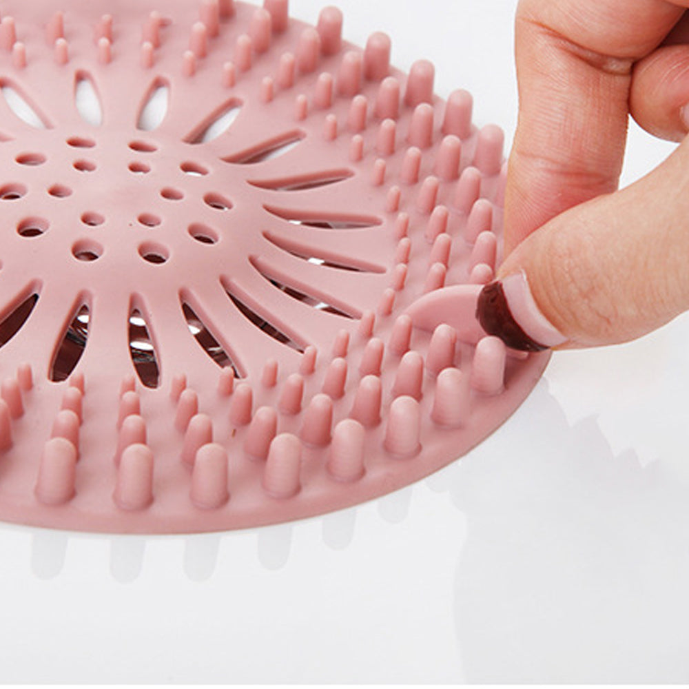 5 Pack Durable Hair Catcher Bathroom Shower Drain Covers