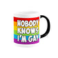 350ml Gay Heat Colour Change Coffee Cup