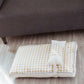 Plaid Pattern Removable Rectangular Pet Bed Sofa With Pillow