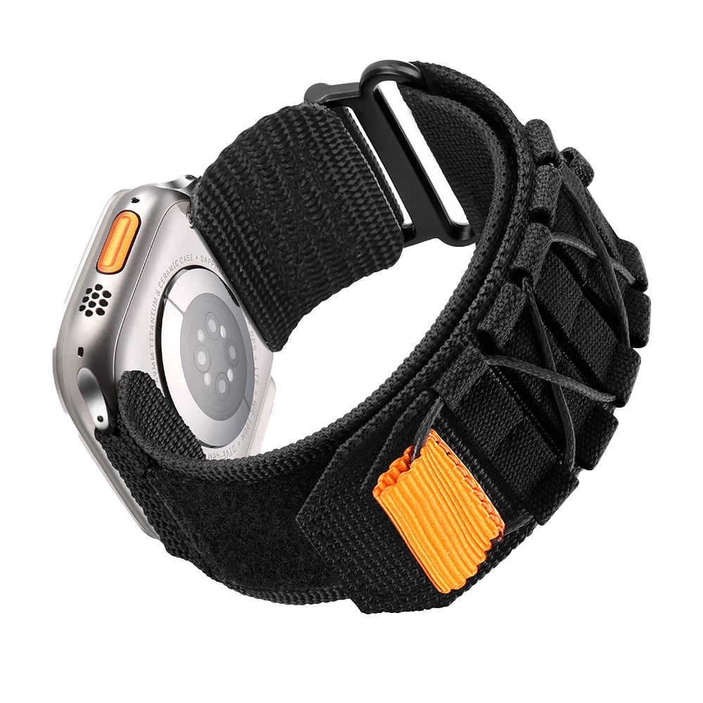 Nylon Watch Band Strap Compatible with Apple Watch 38/40/41/42/44/45/49cm