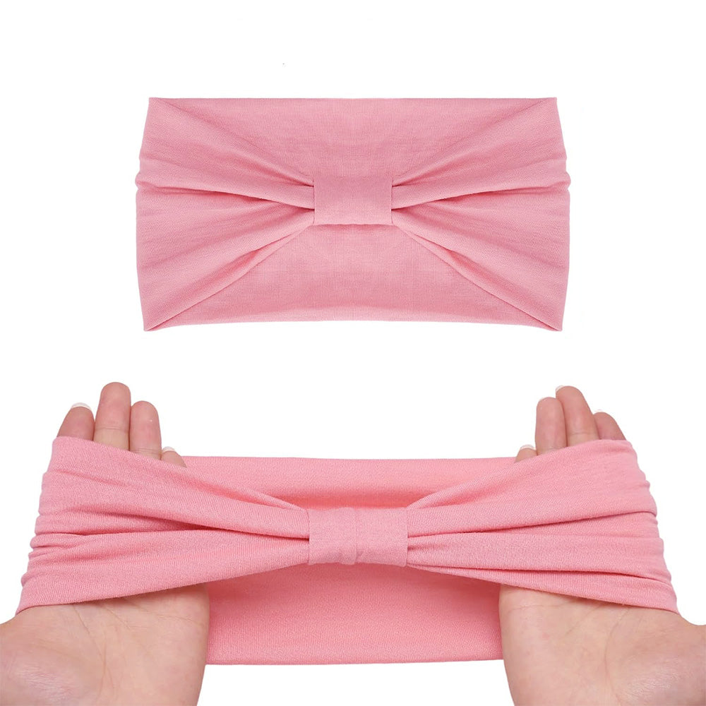 6 Pack Wide Headbands for Women Non-Slip Elastic Boho Style for Sports Yoga Daily Wear