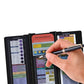 Aluminum Folding Clipboard - Portable Writing Board with Pen Holder