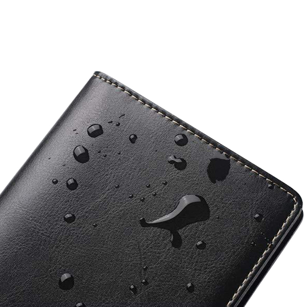 Portable Leather Business Card Holder Album 120-Slot Capacity