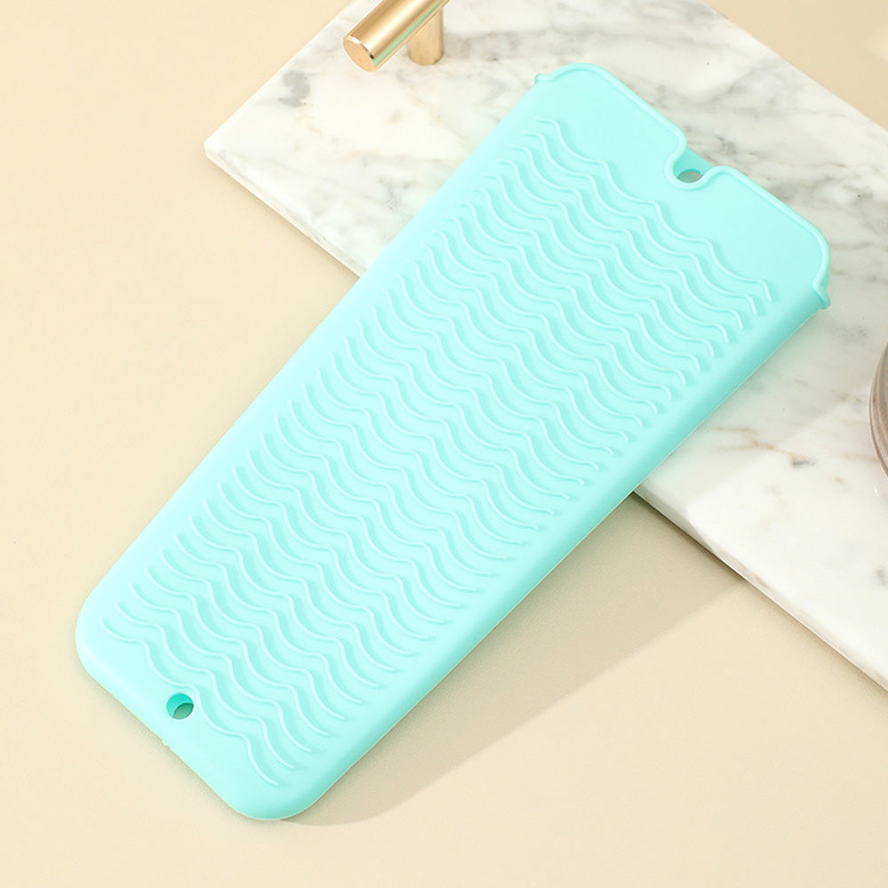 2 Pack Heat Resistant Silicone Pouch for Hair Styling Tools