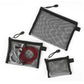 8 Piece Black Mesh Travel Organizer Bag Set in 4 Sizes