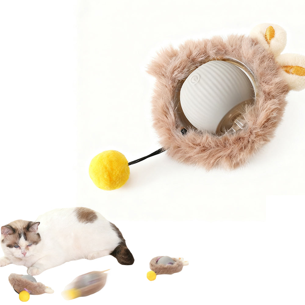 Interactive Cat Ball Toy Automatic Moving Cat Ball for Indoor Play