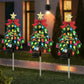 Christmas Tree Outdoor Solar Waterproof Lights for Yard Garden Lawn Decoration