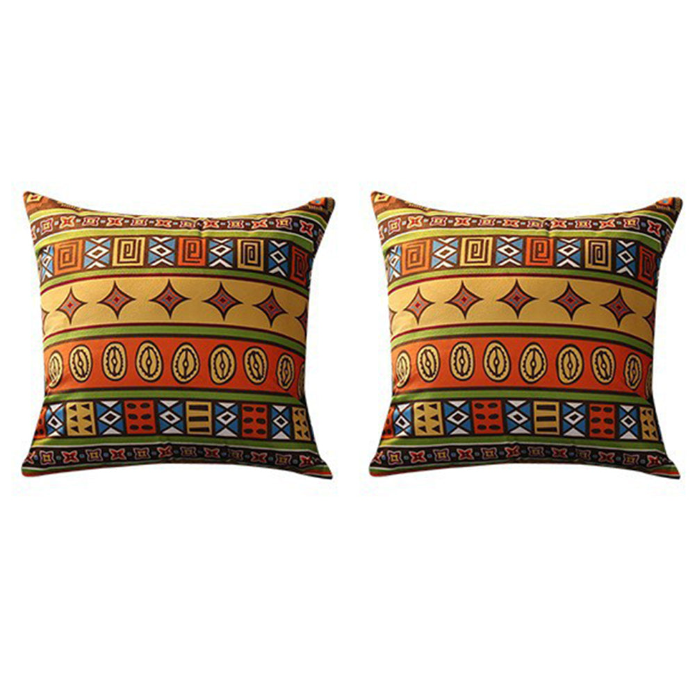 Pillow Cover 2 Pack Boho Dual Printed Cushion Covers