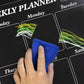40x30cm Acrylic Magnetic Calendar for Fridge 5 Colorful Markers 1 Cleaning Cloth