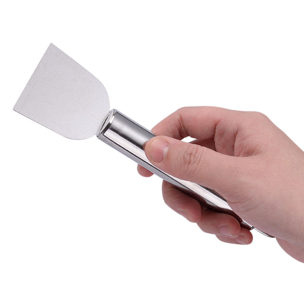 3 Piece Stainless Steel Ice Scraper Kit for Freezer Kitchen Grease Adhesive